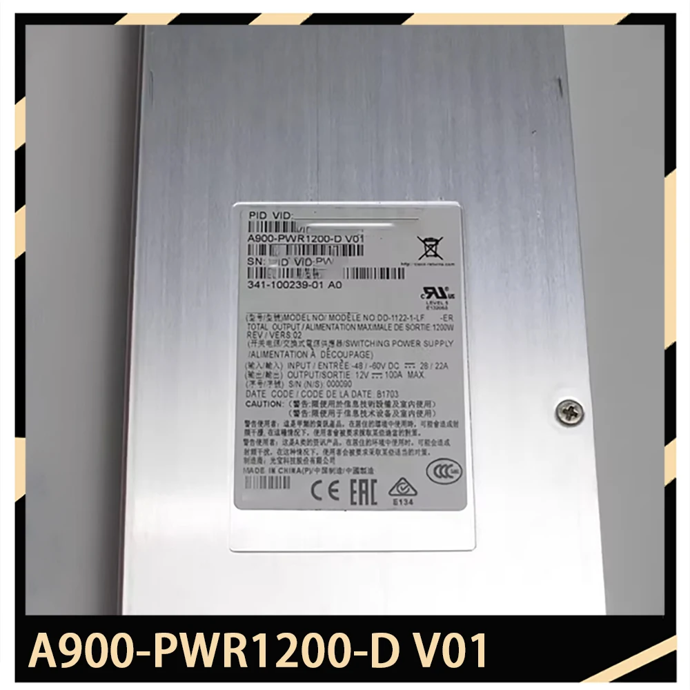 

A900-PWR1200-D V01 Power Supply DD-1122-1-LF