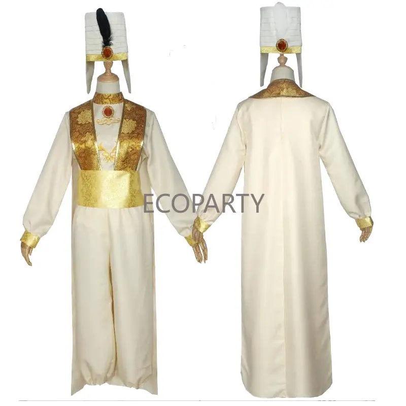 Ecowalson Mens Arabian Prince Costume Storybook Shiek Desert Sultan Arab Night costume outfits 20