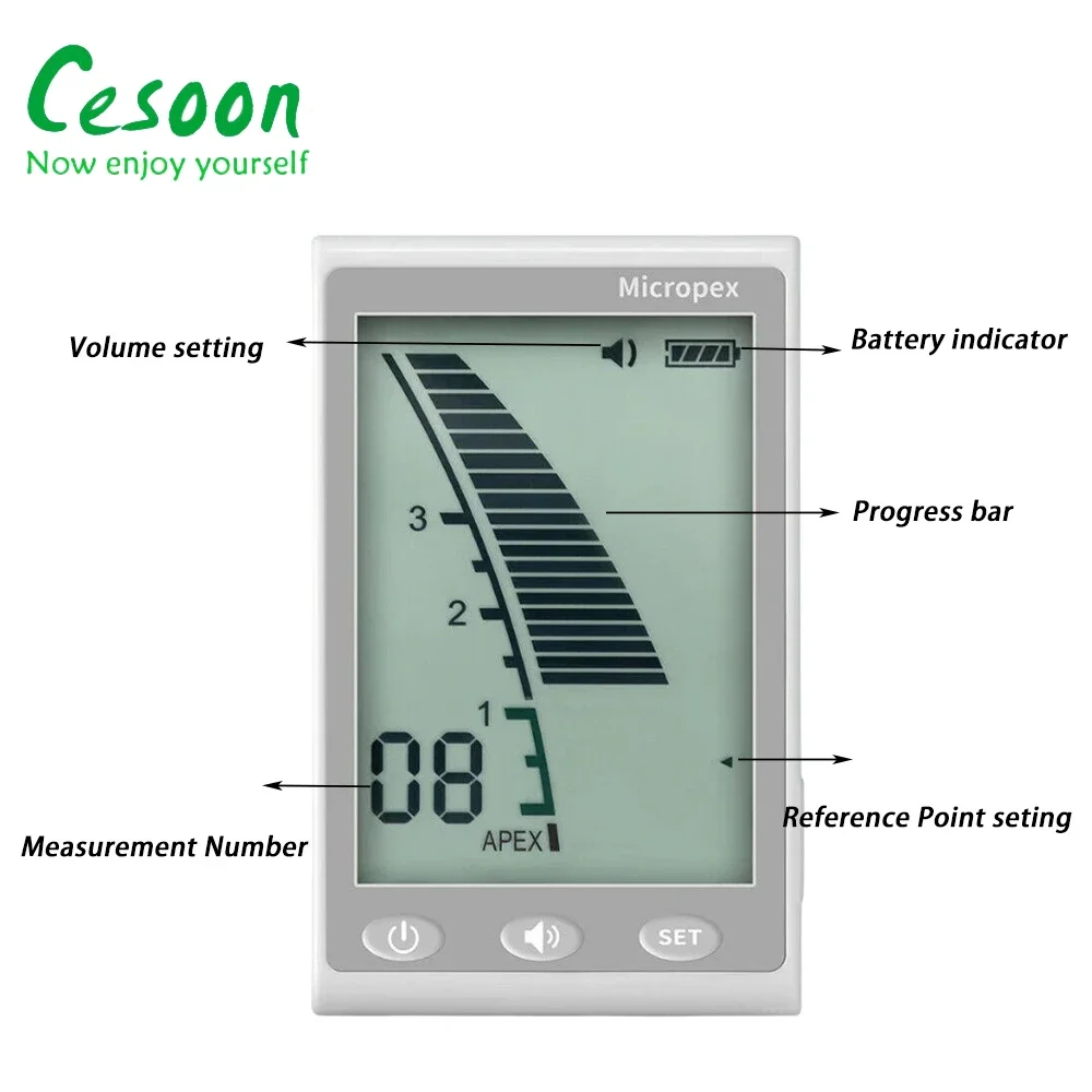 1 Set Dental Apex Locator Endodontics Root Canal Therapy Micro Apical Mini Measurement Instruments Micropex Dentistry Lab Tools