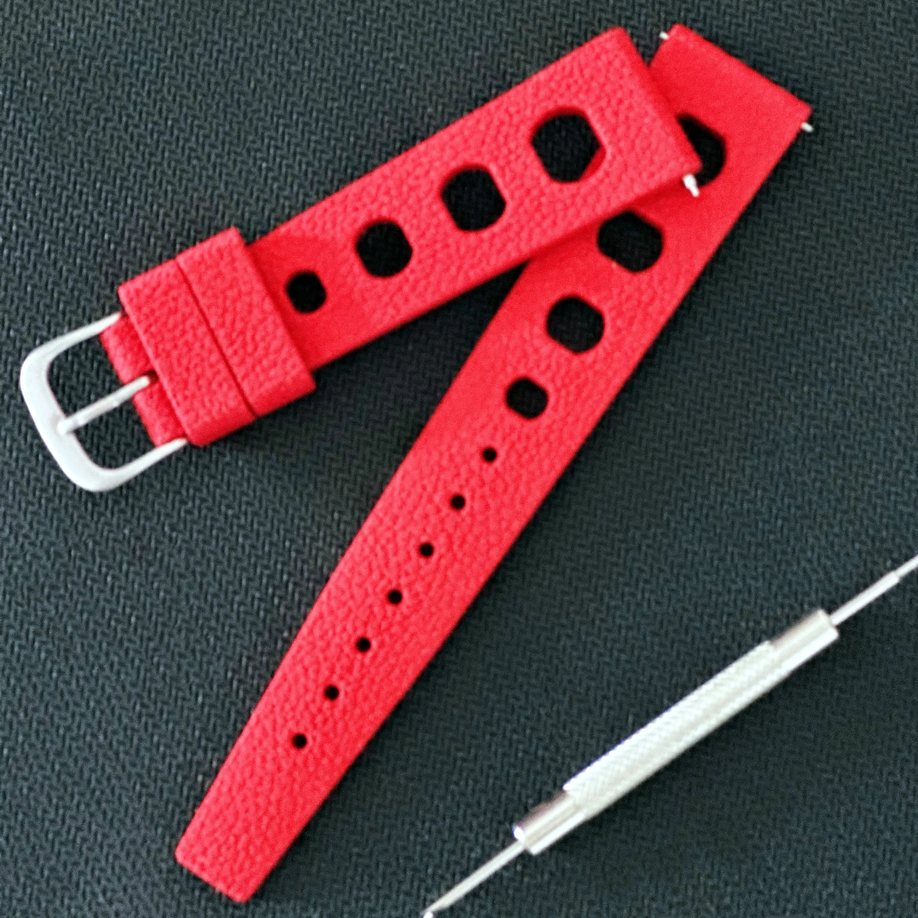 Tropical Fluororubber Strap For Oris S-eiko Citizen Quick Release Watch Band 20mm 22mm New FKM Tropical Strap Smart Watch Strap - Image 3