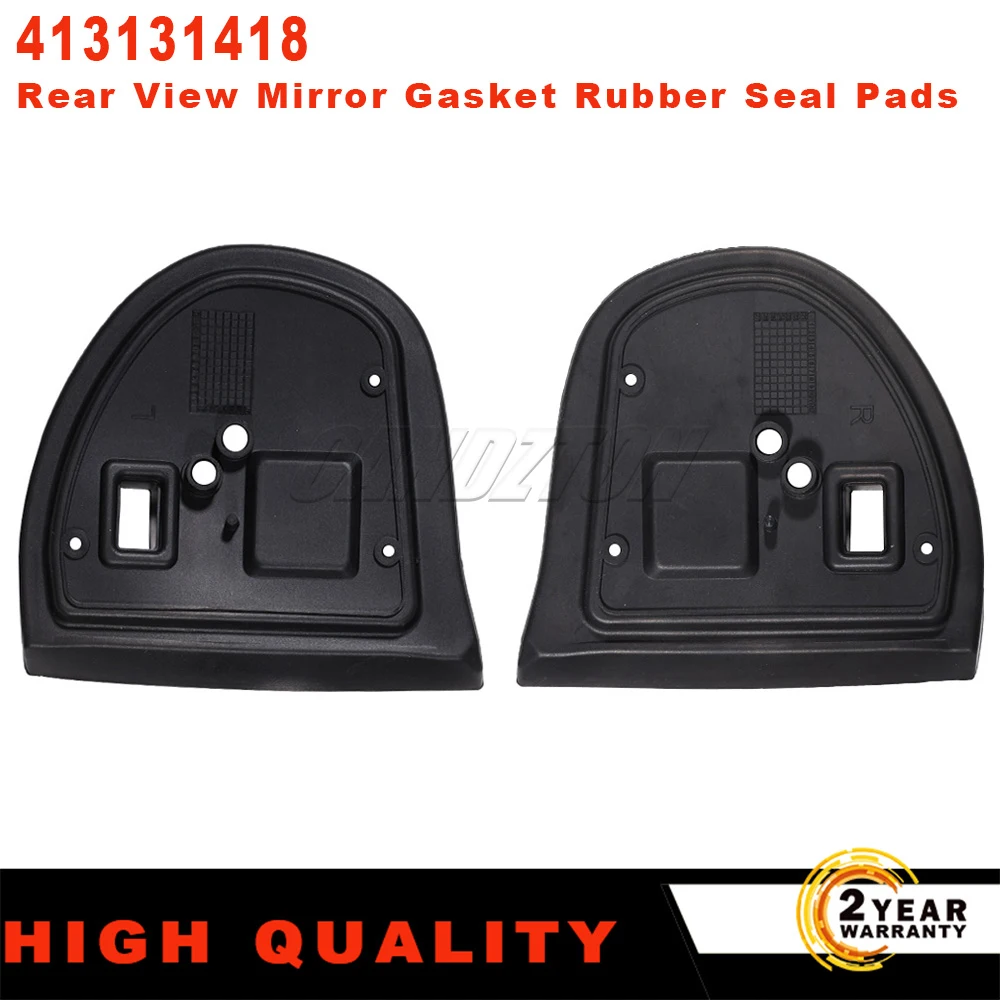 1Pair Car Rear View Mirror Gasket Rubber Seal Pads For Mercedes W211 W203 413131418 Door Rearview Mirror Base Gasket