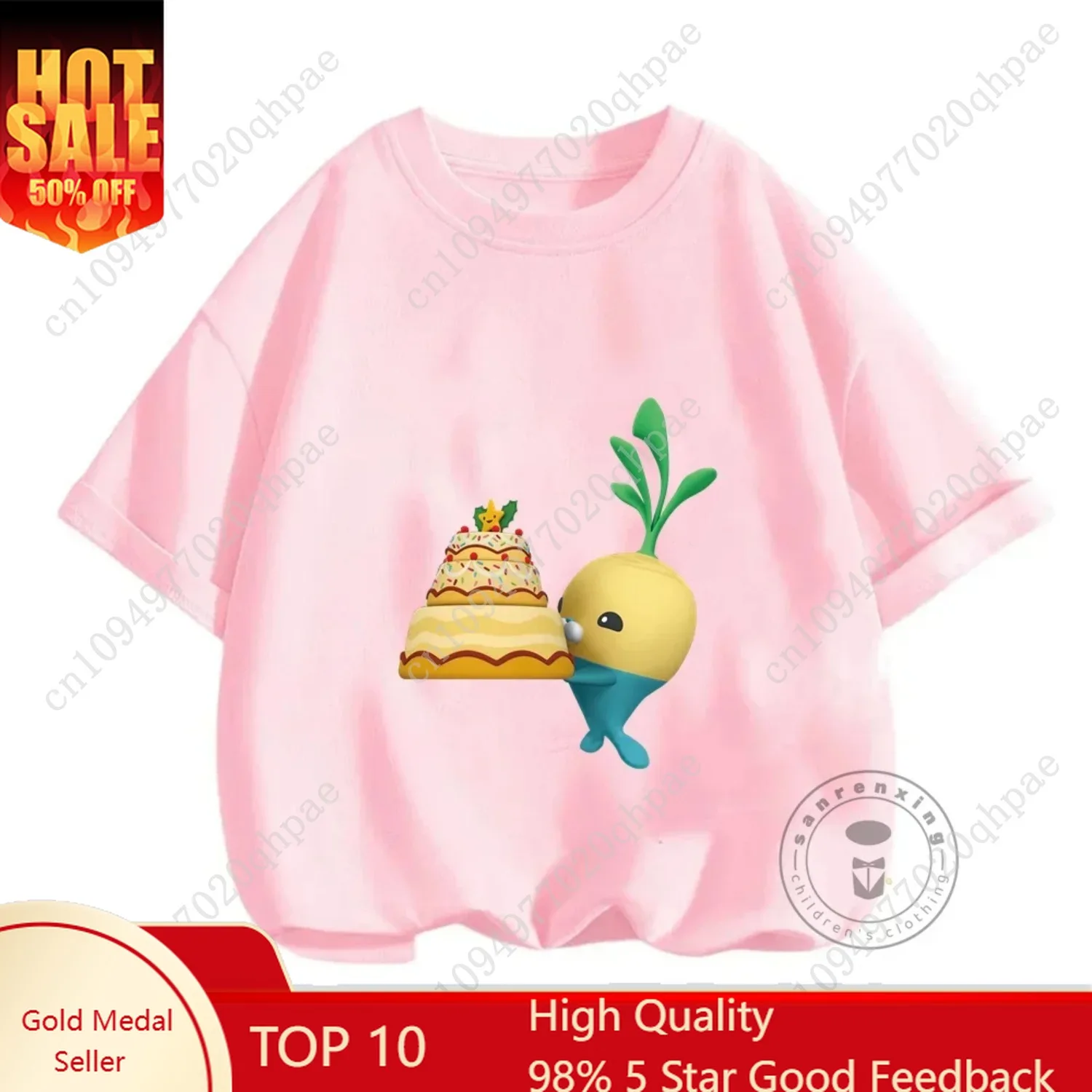 

Kids Boys Clothes Cartoon Anime The Octonauts T-shirt for Girls Summer Clothing Short Sleeve Tops Soft Tops Cute Birthday Tshirt