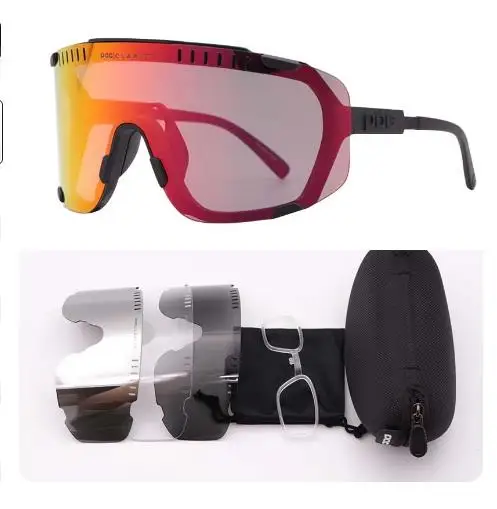 POC  DEVOURS color changing bicycle, mountain bike, road bike, sunglasses, TR material, UV400