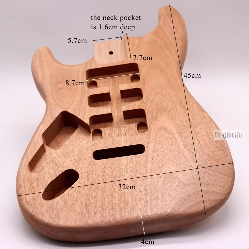 Left-handed Electric Guitar Body DIY ST Electric Guitar Body Guitar Accessories