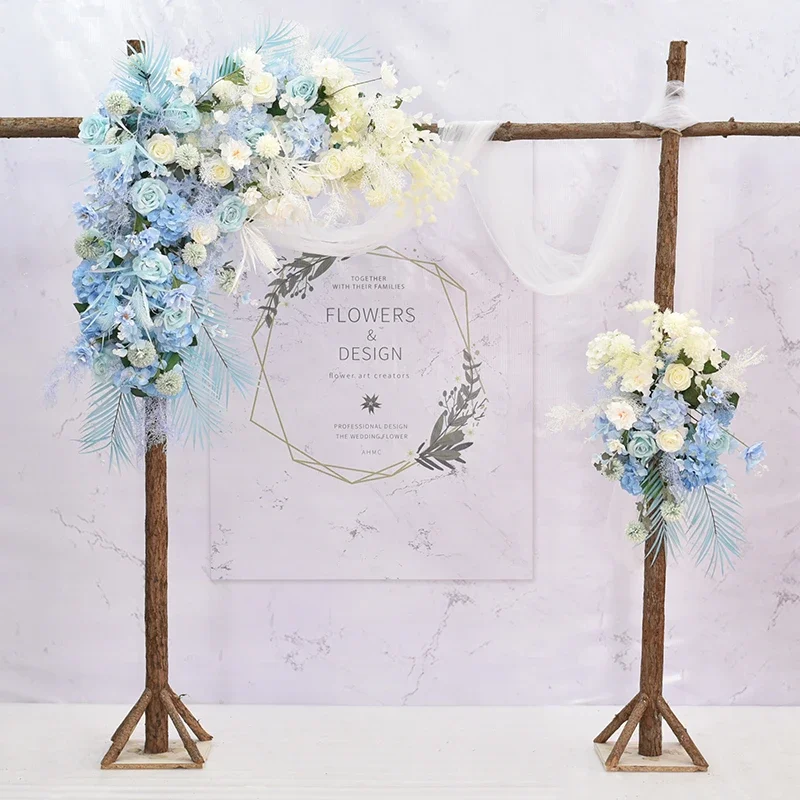 Luxury Artificial Flower Row for Party Decoration, Wedding Arch Backdrop, Flower Arrangement, Rose, Peony, Hydrangea Mix