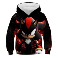 Children's Clothes Fashion Sonic Hoodie For Kids Boys Girls Children Autumn Long Sleeve Printed Anime Sweatshirts Cool Tops Tees