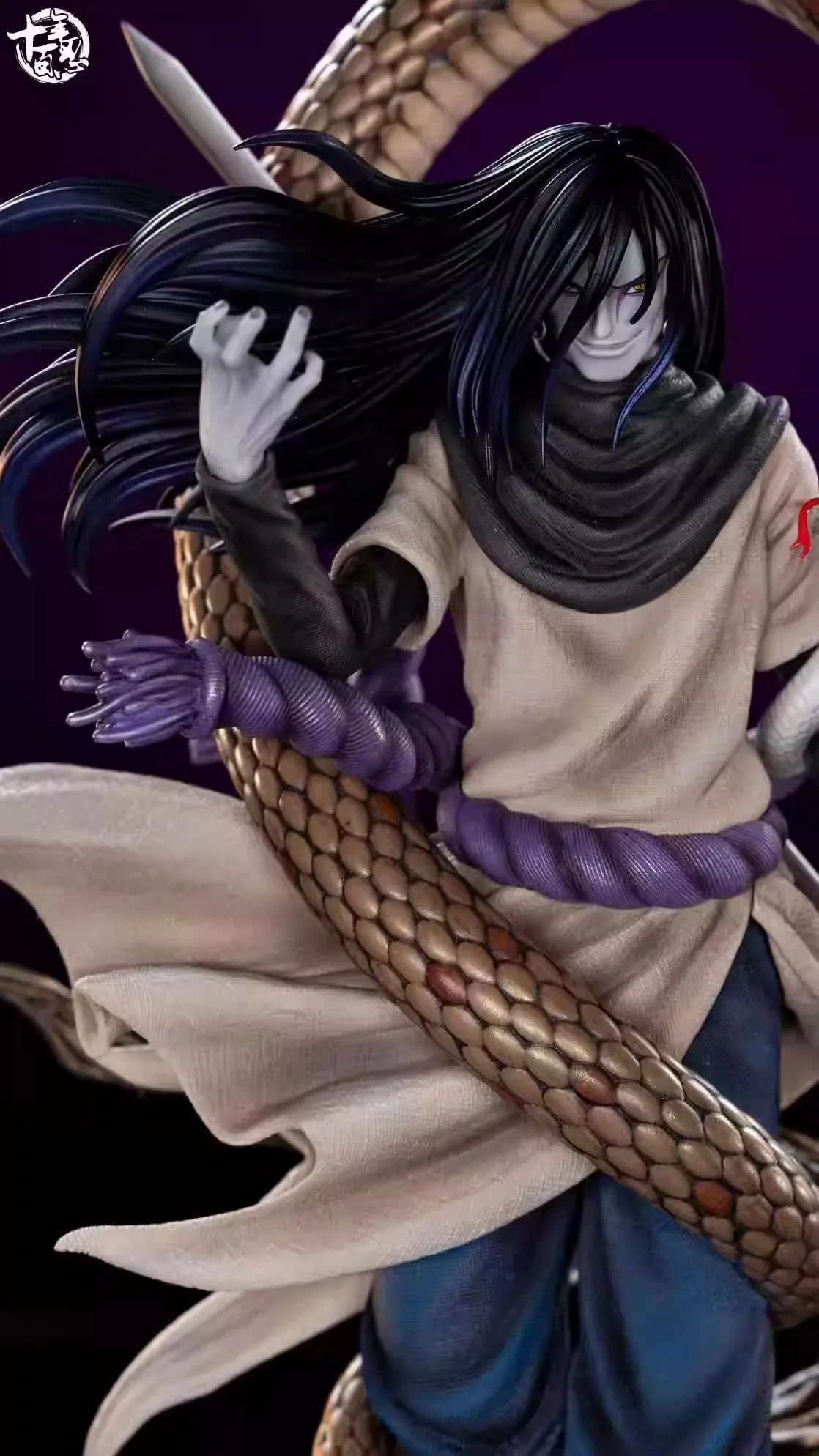 Pre Sale 29Cm Resin Gk Naruto Orochimaru Anime Action Figure Collectible Model Garage Kit Statue Ornaments Toys Gift