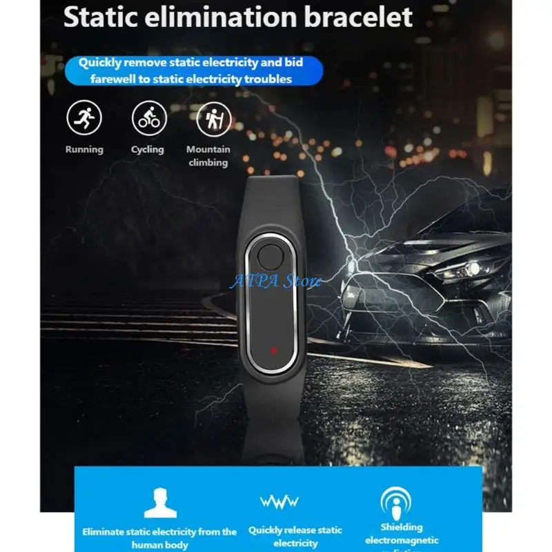 U13C Intelligent Auto Electrostatic Discharge Wristband for Car Door Prevents Shock