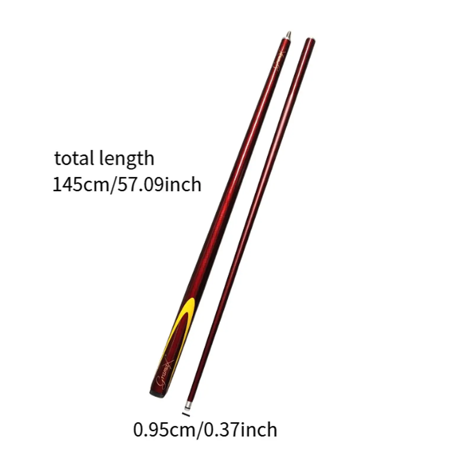 

Профессиональный бильярдный кий из углеродного волокна и дерева, разборный, 145 см, для домашнего бильярда и стартового набора