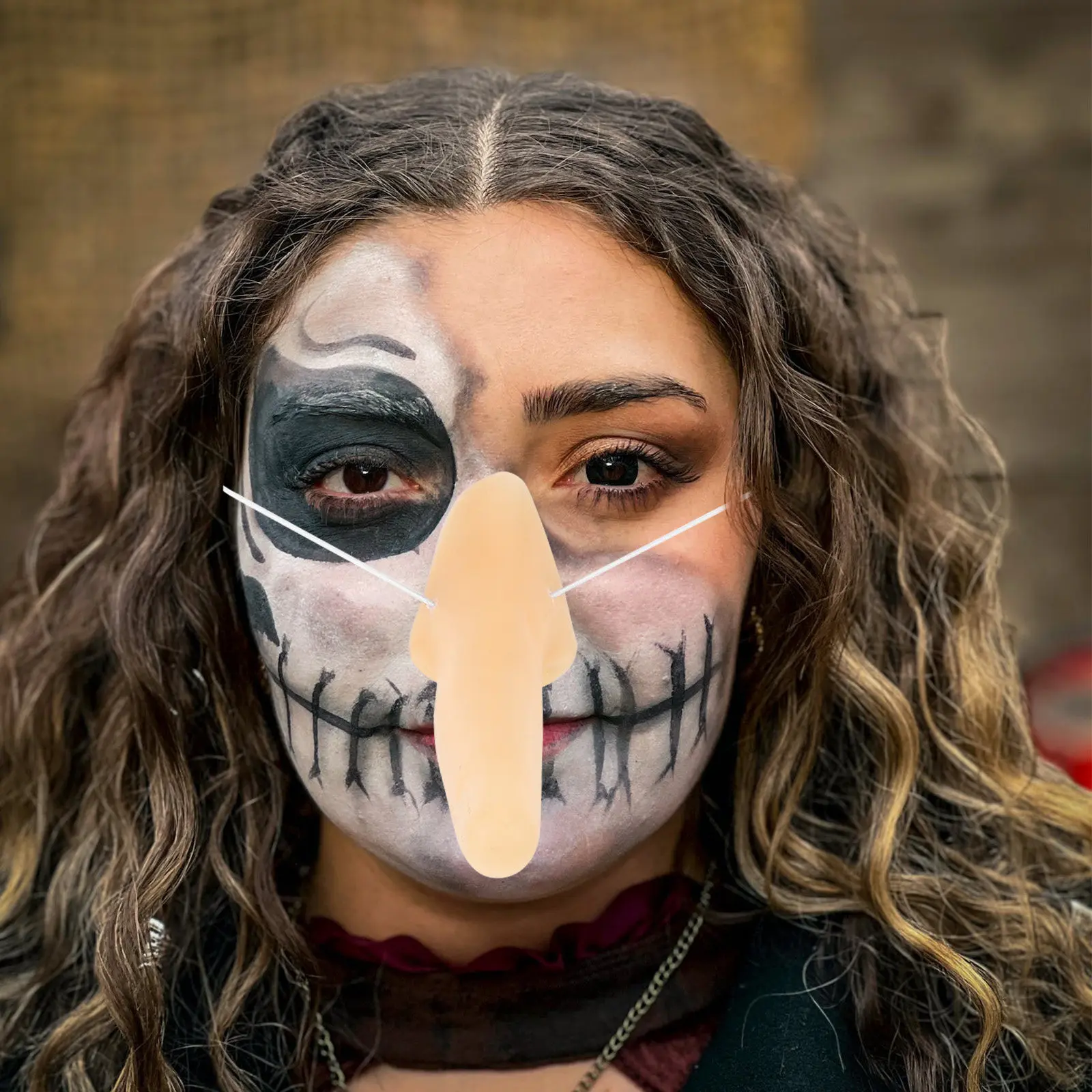 Witch Long Nose Prosthetic Latex Halloween Costume Accessory Party Cosplay Prop Fake Nose For Adults Kids Novelty Gag