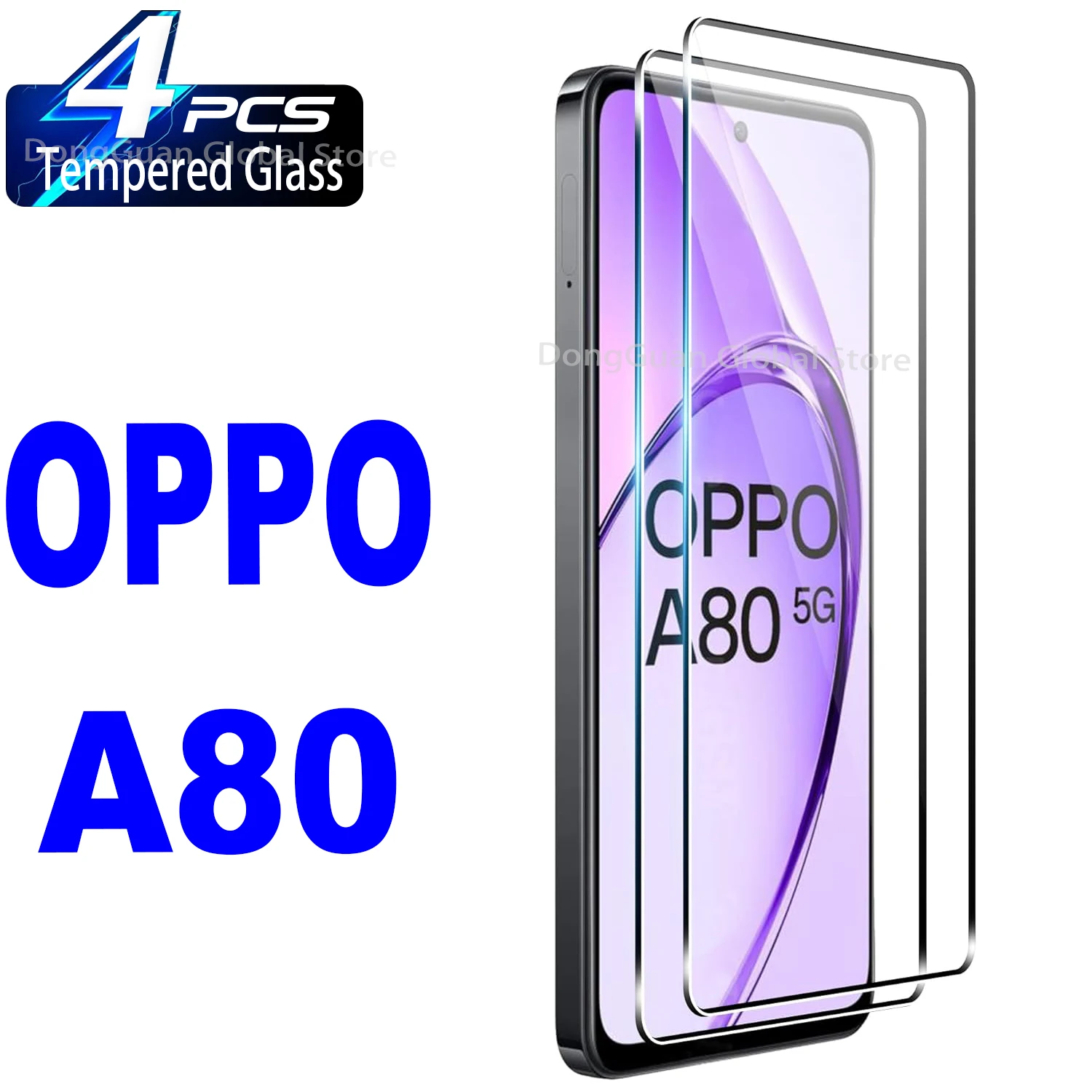 

For OPPO A80 5G Tempered Glass Screen Protector Glass Film