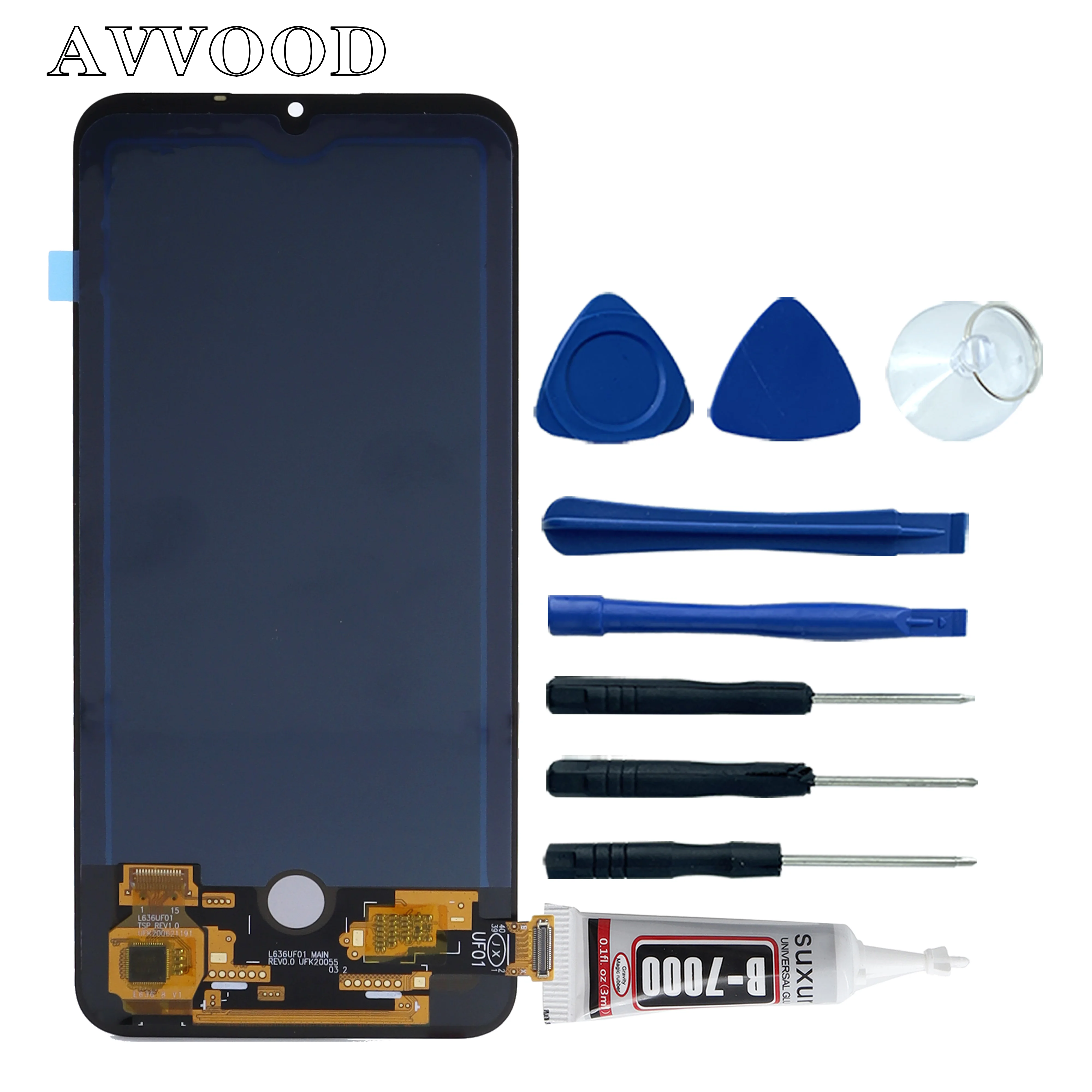 OLED Display  for Xiaomi Mi 10 Lite, LCD Touch Screen Digitizer Assembly, 5G, 6.57 "M2002J9G for Xiaomi Mi 10 Lite, LCD