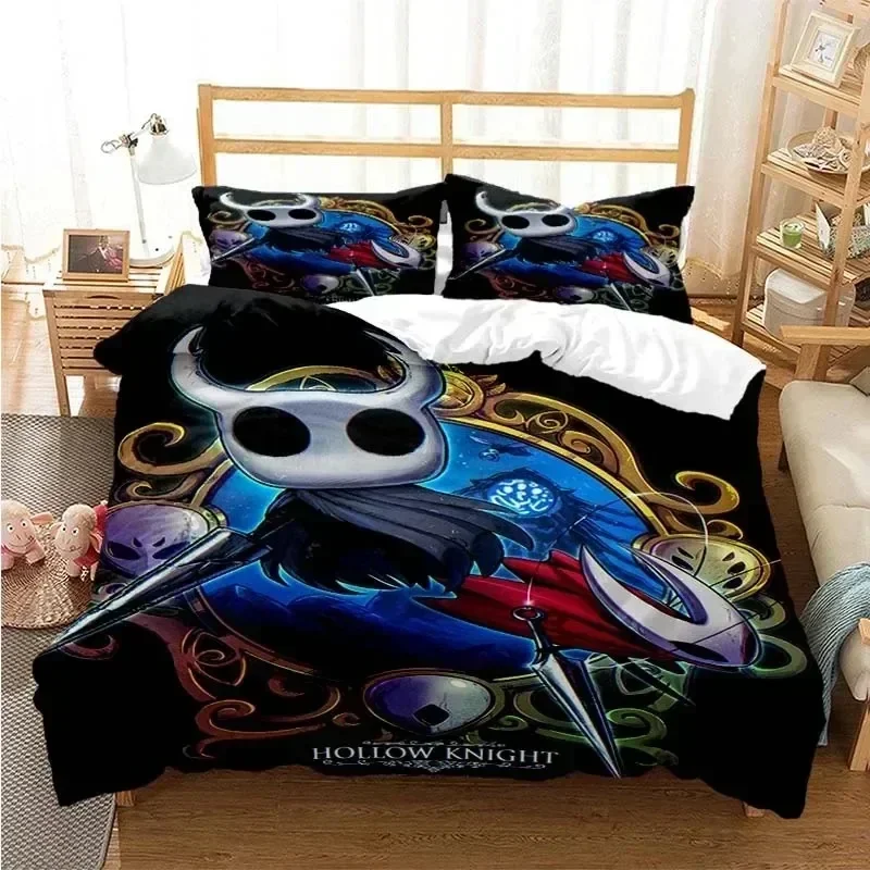 

3D Printing Game Hollow Knight Bedding Set Duvet Cover Comforter Bed Single Twin Full Queen Youth Girl Boys Gift Home Textiles