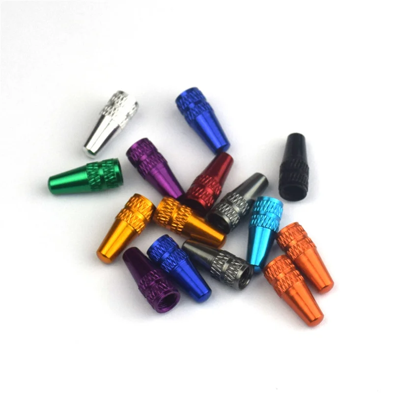 4PCS Aluminum Alloy Road MTB Track Racing Bike Tube Tyre Bicycle Tire Wheel French Valve Cap Presta AIR Valve Caps