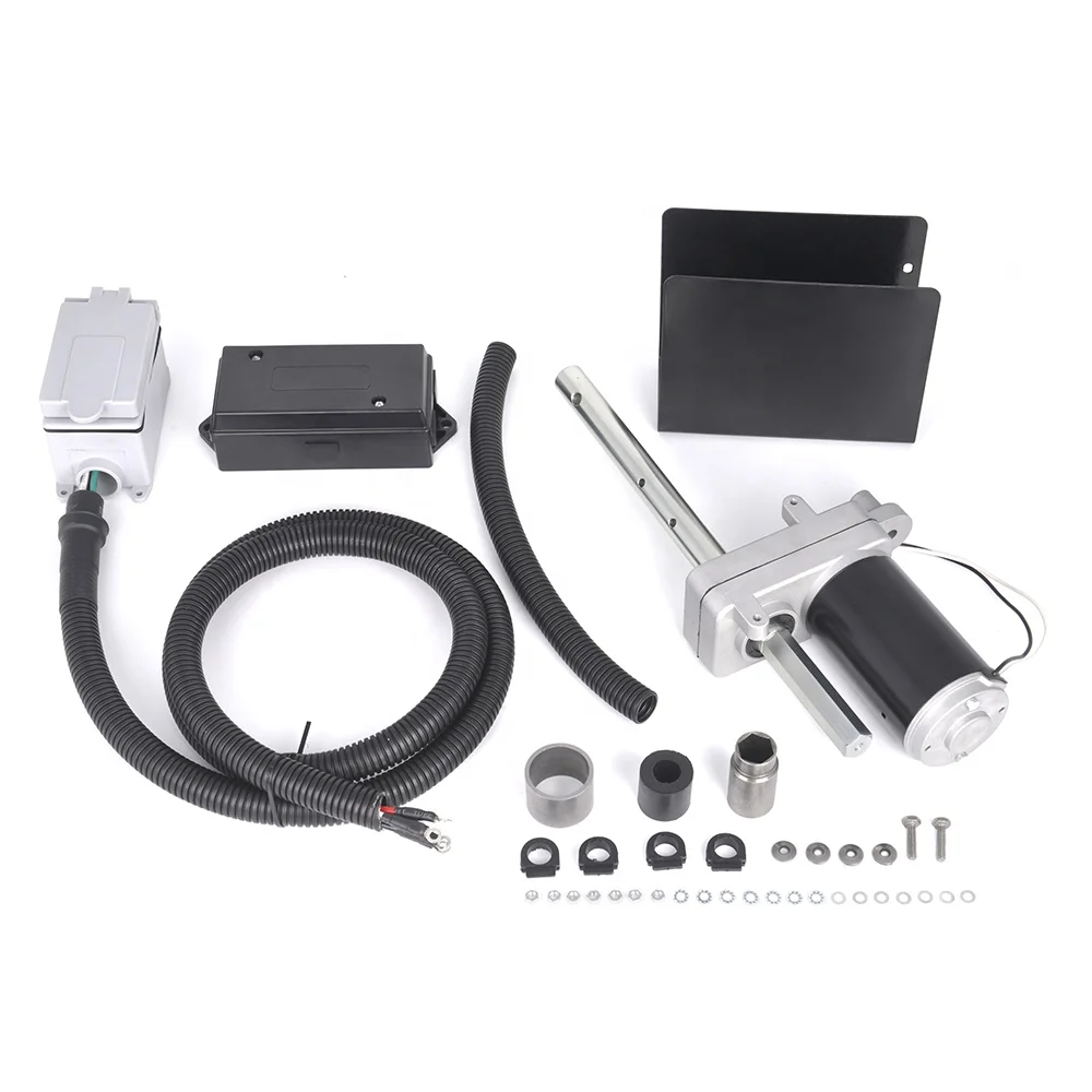 12000 Lbs Electric Trailer Jack Kit Replacement Power Lift Jack for Car Trailer