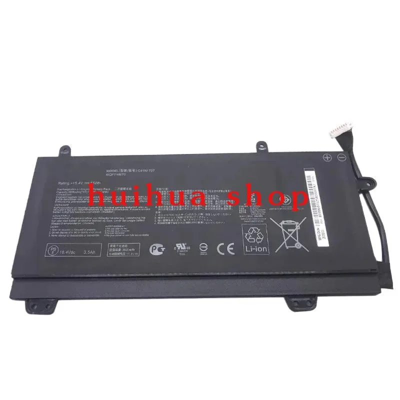 

New C41N1727 Laptop Battery for ASUS ROG Zephyrus GM501 GM501GS GM501GM GU501 GU501GM 15.4V 55WH 4 Cells JM