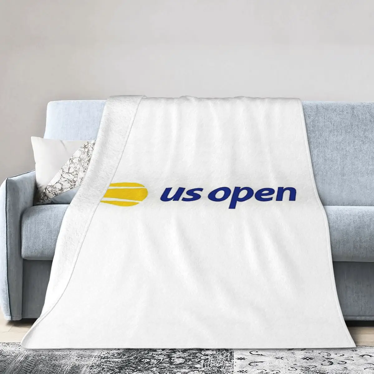 Sneakerhead Us Open Blanket Soft Warm Flannel Throw Blanket Plush for Bed Living room Picnic Travel Home Sofa