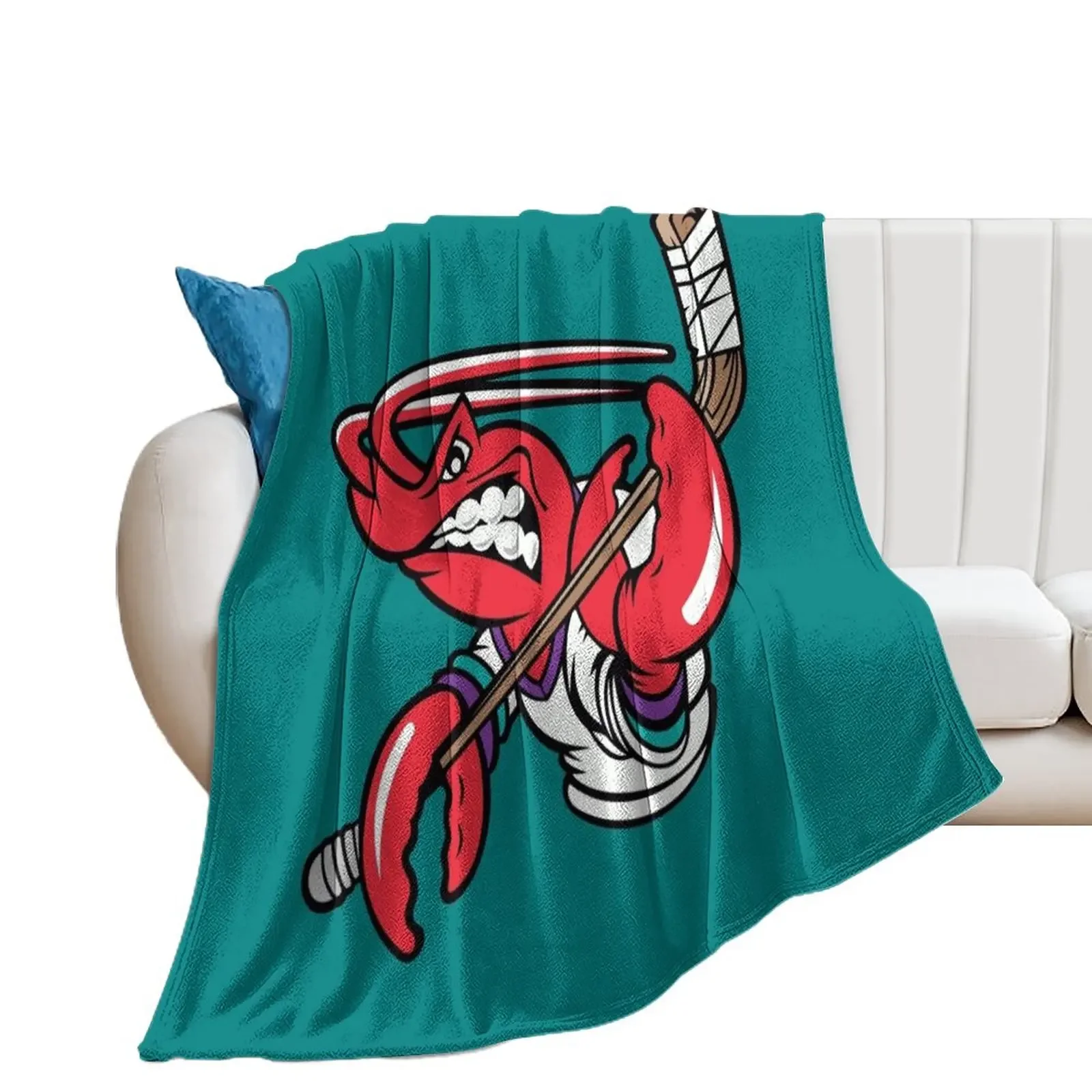 

Bossier Shreveport Mudbugs Throw Blanket Decorative Throw Decorative Sofa Blankets