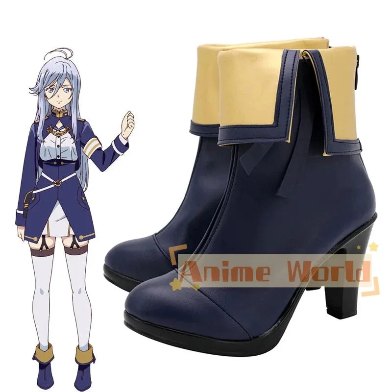 

2025 11 86-EIGHTY-SIX Владилена Милизе Синяя обувь для косплея Хэллоуин Карнавальные ботинки на заказ