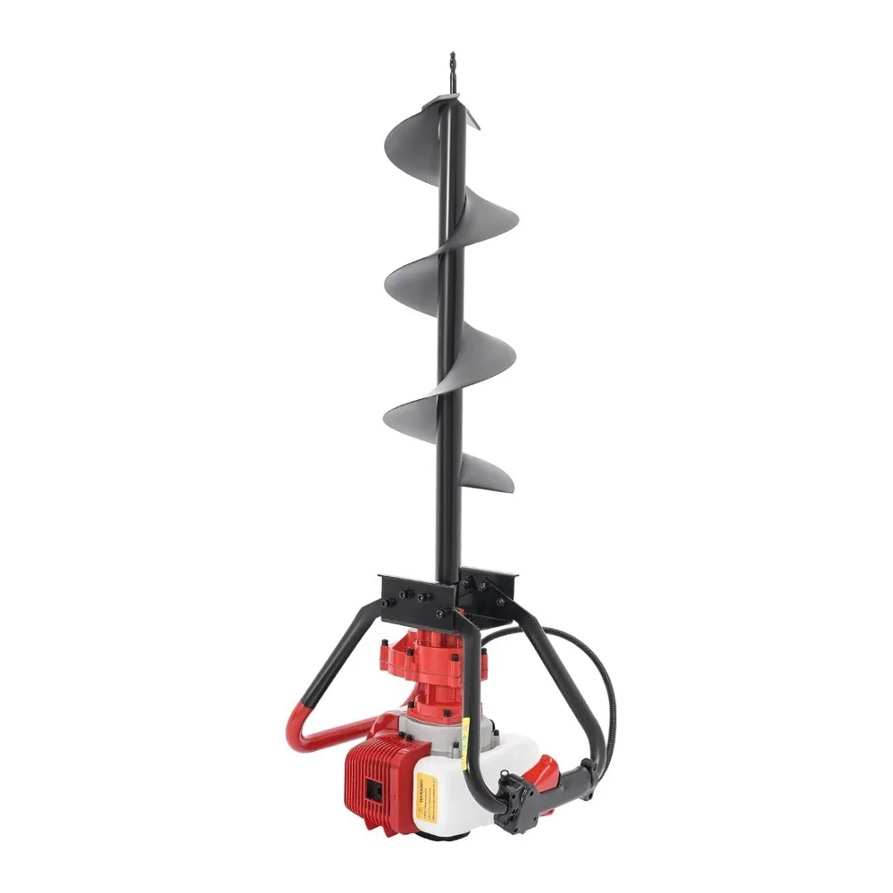 

43CC Two Stroke Gas Powered Post Hole Digger, 8500RPM Post Hole Digger Gas Powered Earth Auger with 8 inch Earth Digger