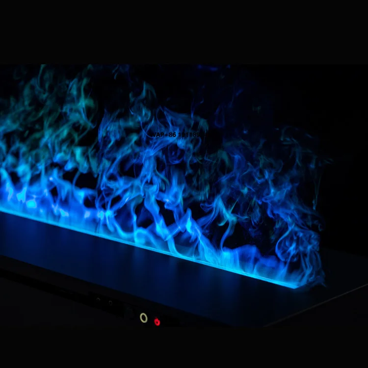 Atomization Fire Steam Fireplace 3000mm Flat Panel Design Flame Effect dampf elektrischer kamin