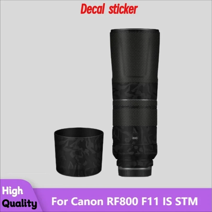 

Для Canon RF800 F11 IS STM наклейка на корпус объектива защитная наклейка на кожу виниловая пленка защитное покрытие от царапин