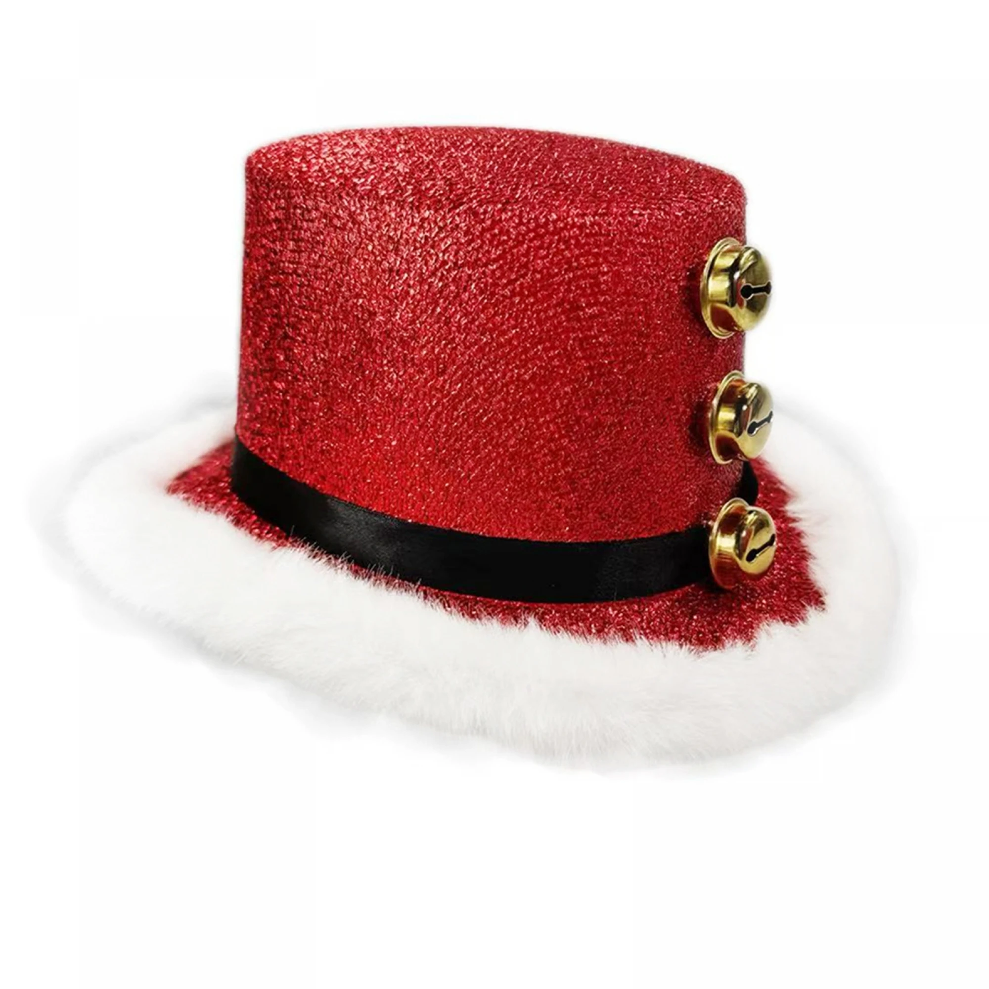 

Федора с мерцающими пайетками и лентой и детализацией из искусственного меха. Стильный аксессуар для головных уборов для женщин и мужчин.