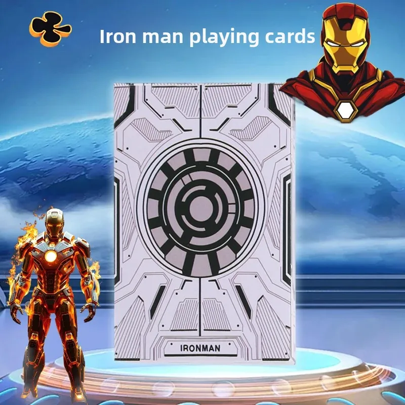 

Коллекционные игральные карты Marvel Iron Man: креативные персонализированные портативные карты для досуга и развлечений, подарок