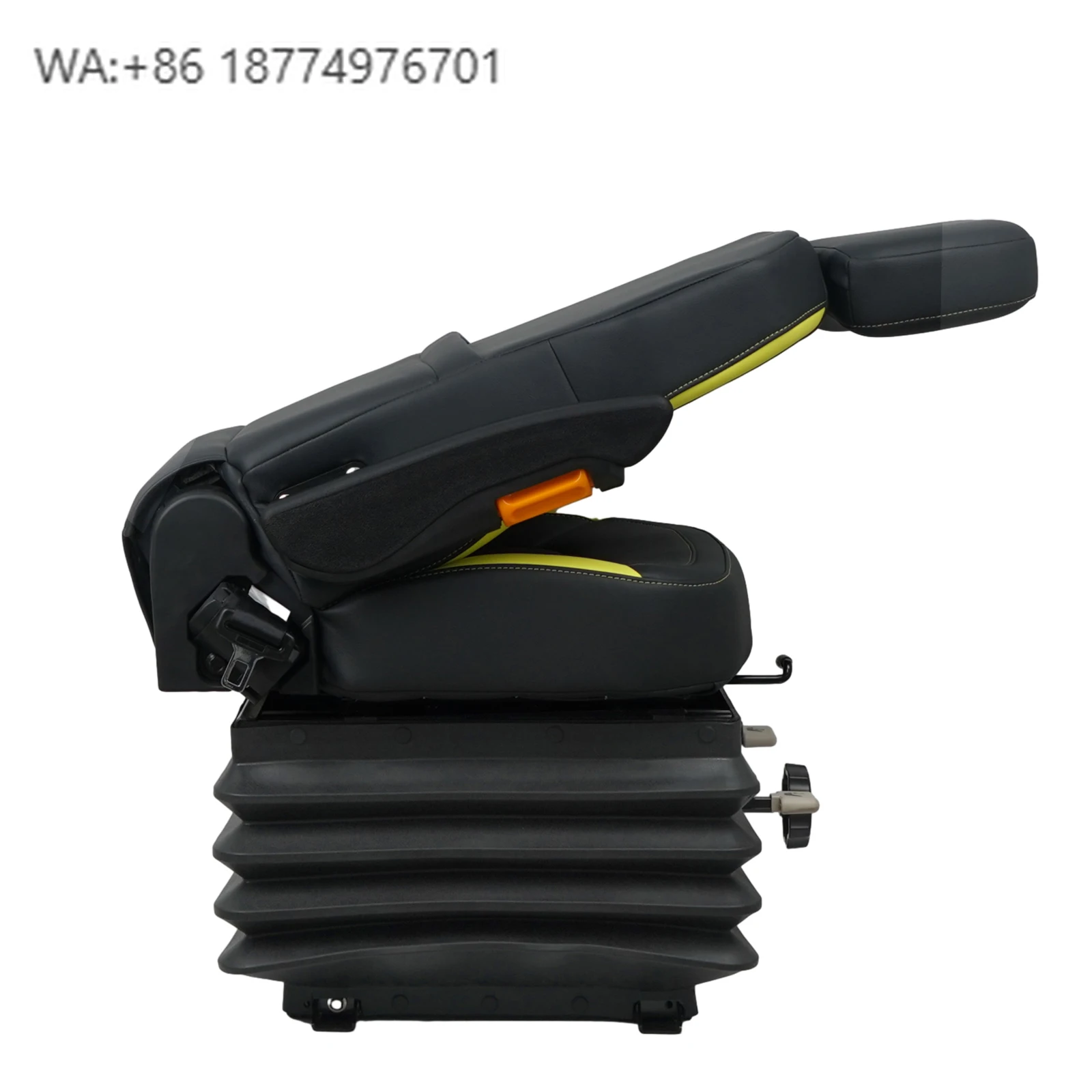 

Foldable PVC Mechanical Suspension Seat Replacement for Forklift Excavator Skid Loader-for Construction Machinery Parts