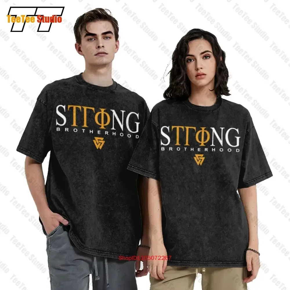 Tau Gamma Phi Strong Brotherhood Vintage Oversized T-Shirt XCY6