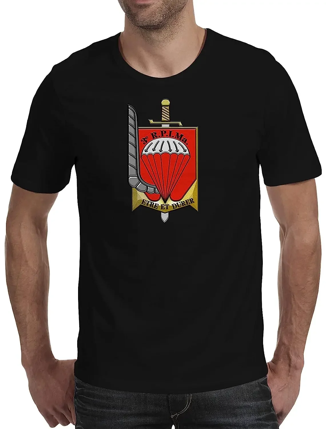 3e Régiment De Parachutistes D'infanterie De Marine Men T-Shirt Short Sleeve Casual Cotton O-Neck Summer TShirt