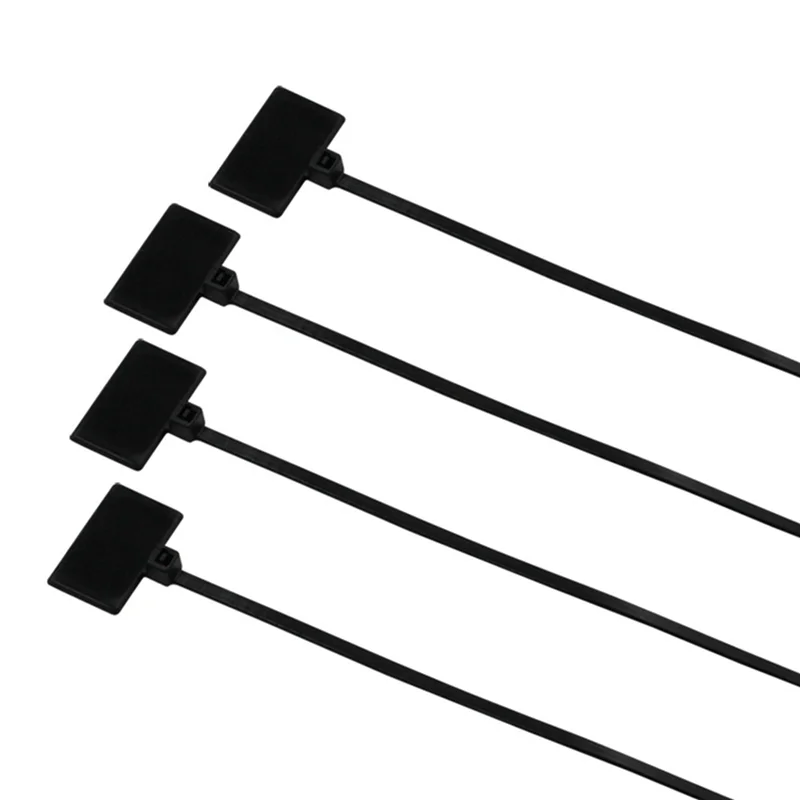 

A64K 1000 Pcs 7Colors Nylon Cable Marker Ties Self-Locking Cord Write On Ethernet Wire Zip Mark Tags Nylon