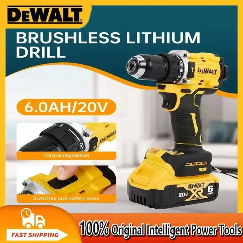 DEWALT DCD805 Brushless Impact Drill Cordless Electric Screwdriver Multi-Function Hand Drill 20V Rechargeable Power Tool