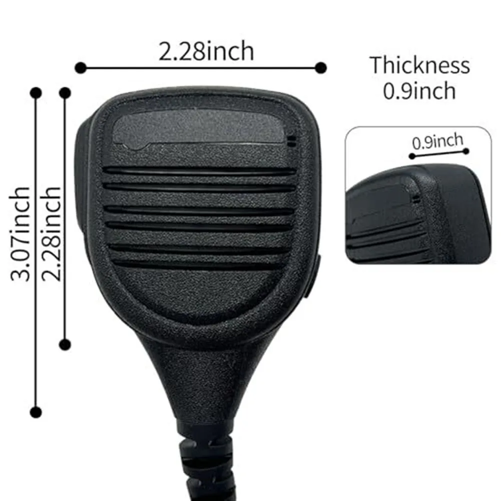 For Motorola Compatible PMMN4024A Microphone Speaker with Dust Resistant Design for Security and Logistics Use