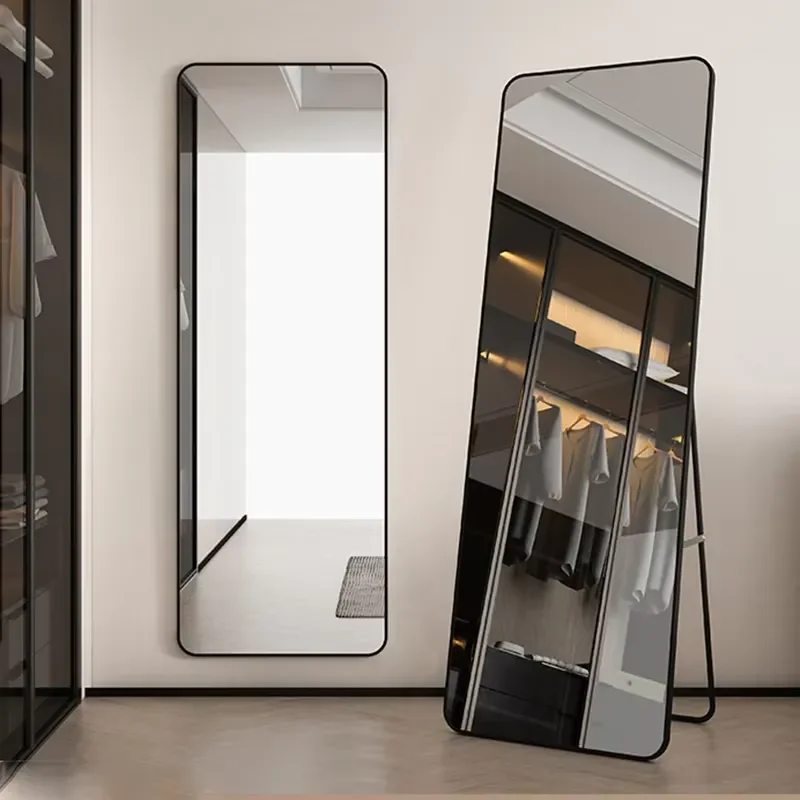 Wholesale Full-Length Minimalist Floor Mirror Bulk Order Clothing Store Dressing Mirror OEM Factory Direct Custom Size