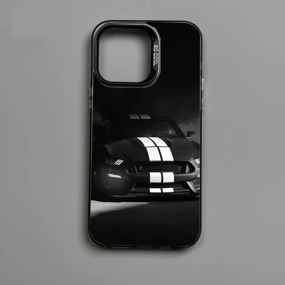 Cool Car S-ShelbyS-S M-MustangS-S GT Phone Case For iPhone16,15,14,13,12,11,Mini,Pro,MAX Candy Matte Shockproof Back Cover