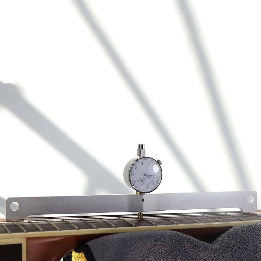 Folk Guitar Neck Curvature Measurement Dial Indicator Relief Neck Reset Calibration Guitar Repair Tool