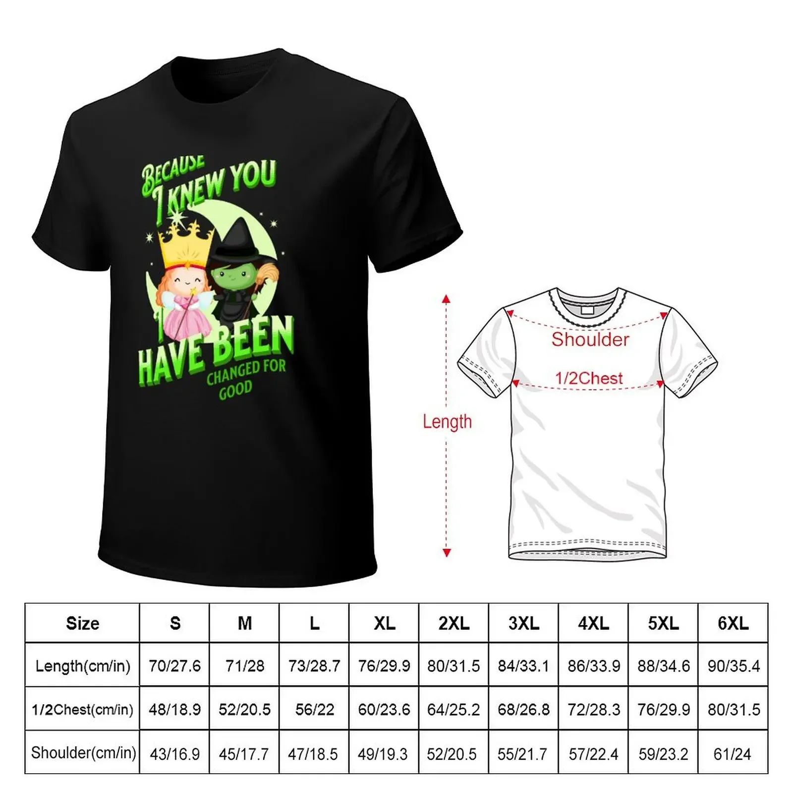 Wicked The Musical Because I Knew You T-Shirt vintage clothes cute clothes mens t shirts casual stylish