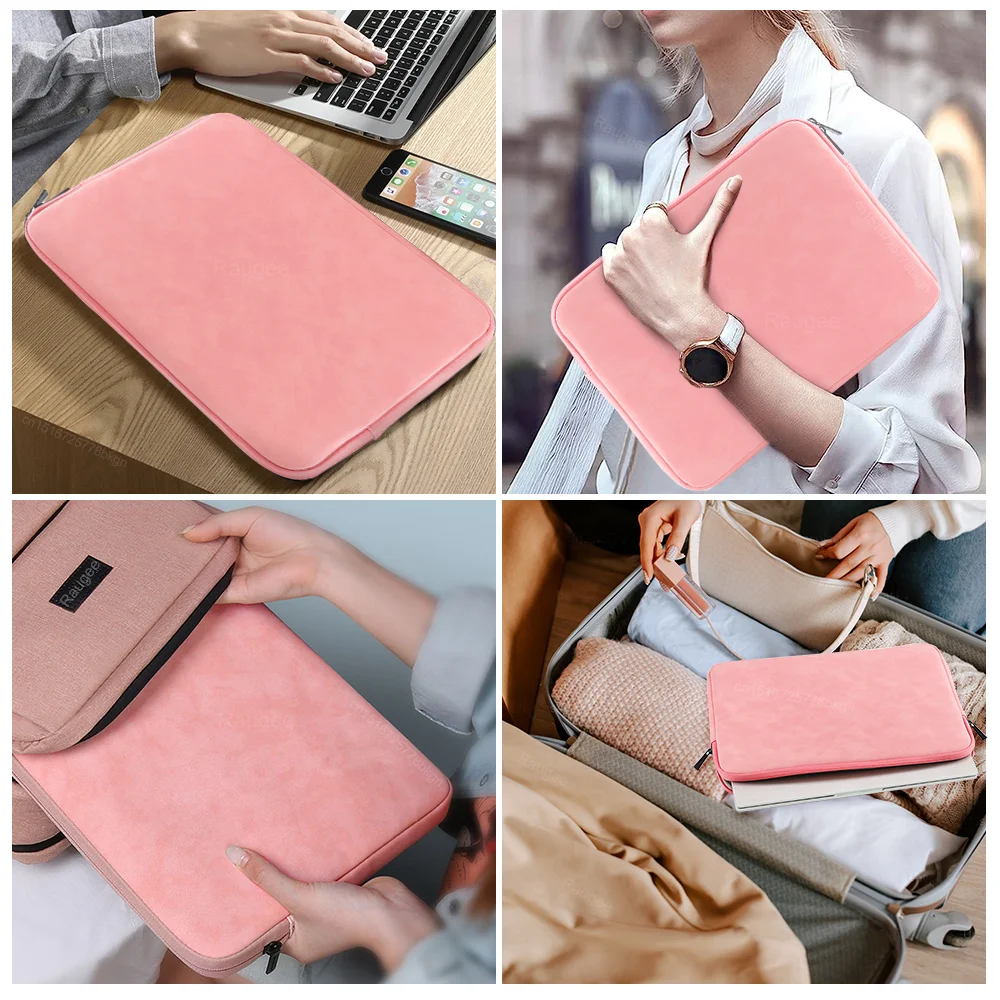 Laptop Bag Sleeve for Macbook Air Pro 13 13.3 14 15.4 15.6 Inch Notebook Pouch Case Cover for Lenovo Asus HP Dell Portable Bag