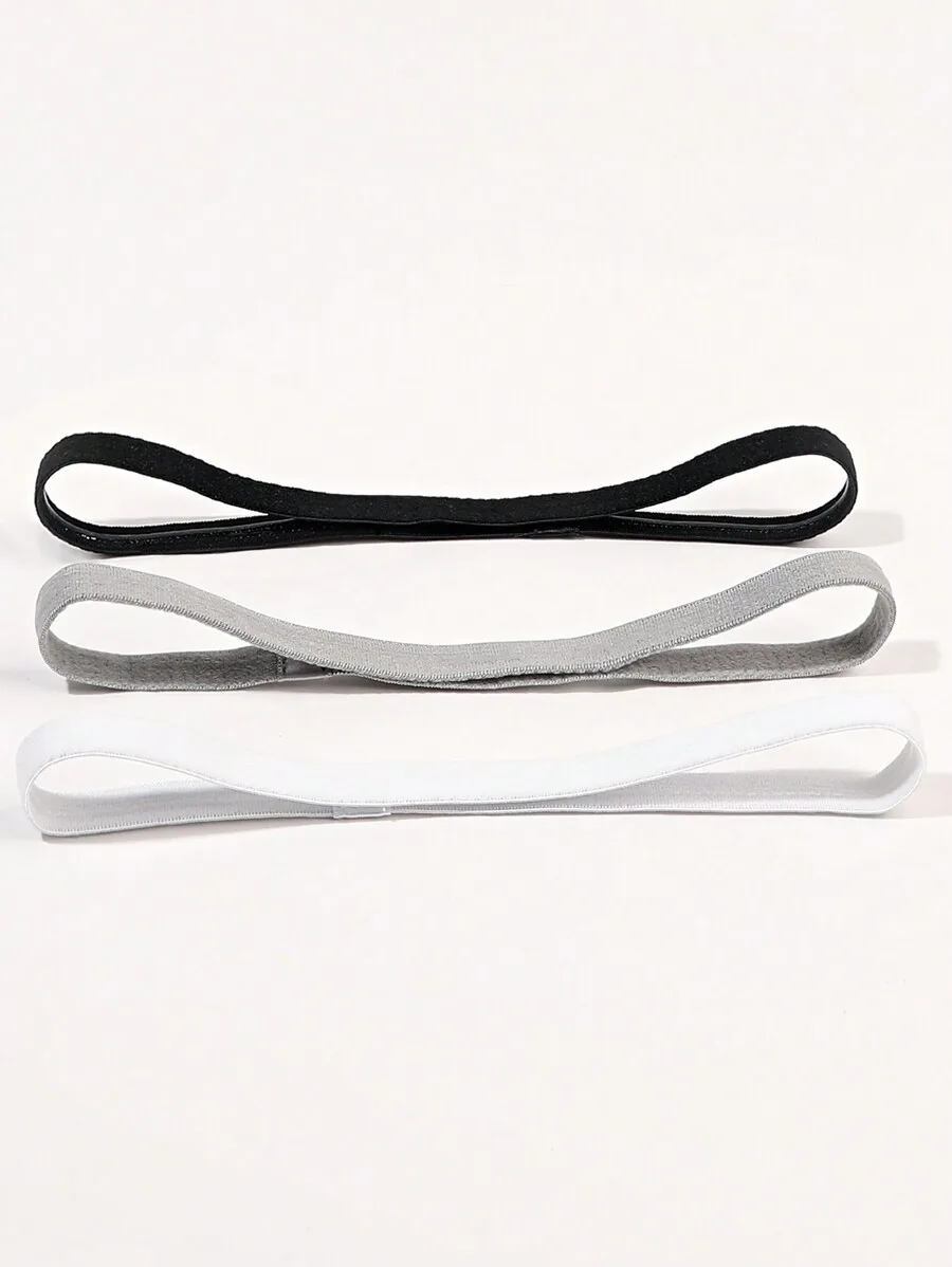 Set of three Sport Yoga Headbands