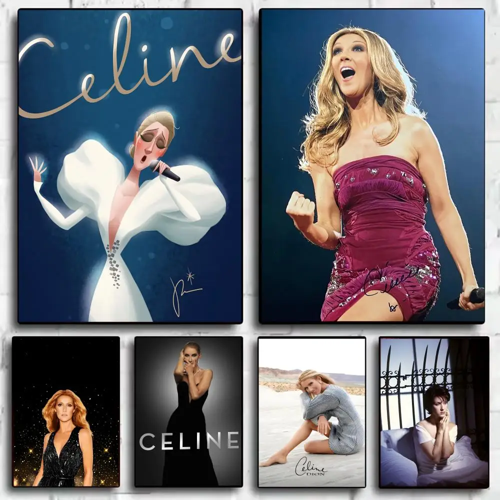 

C-Celine D-Dion Painting Calligraphy HD Print Personalized Canvas Wall Mural Art Poster Photos for Living Room Home Decor