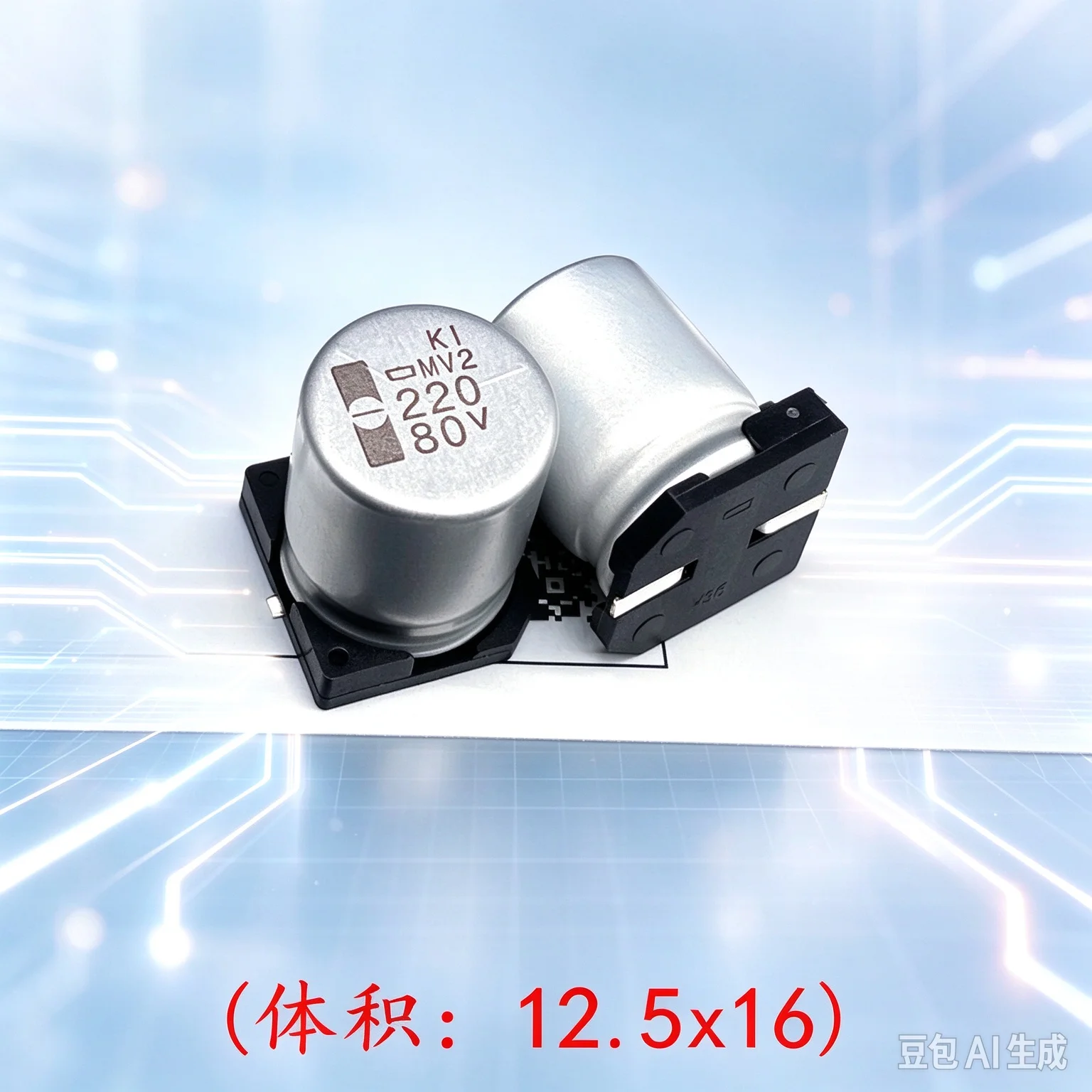 condensatore-elettrolitico-in-alluminio-smd-220uf-80v-per-ncc-125x16-100-pezzi