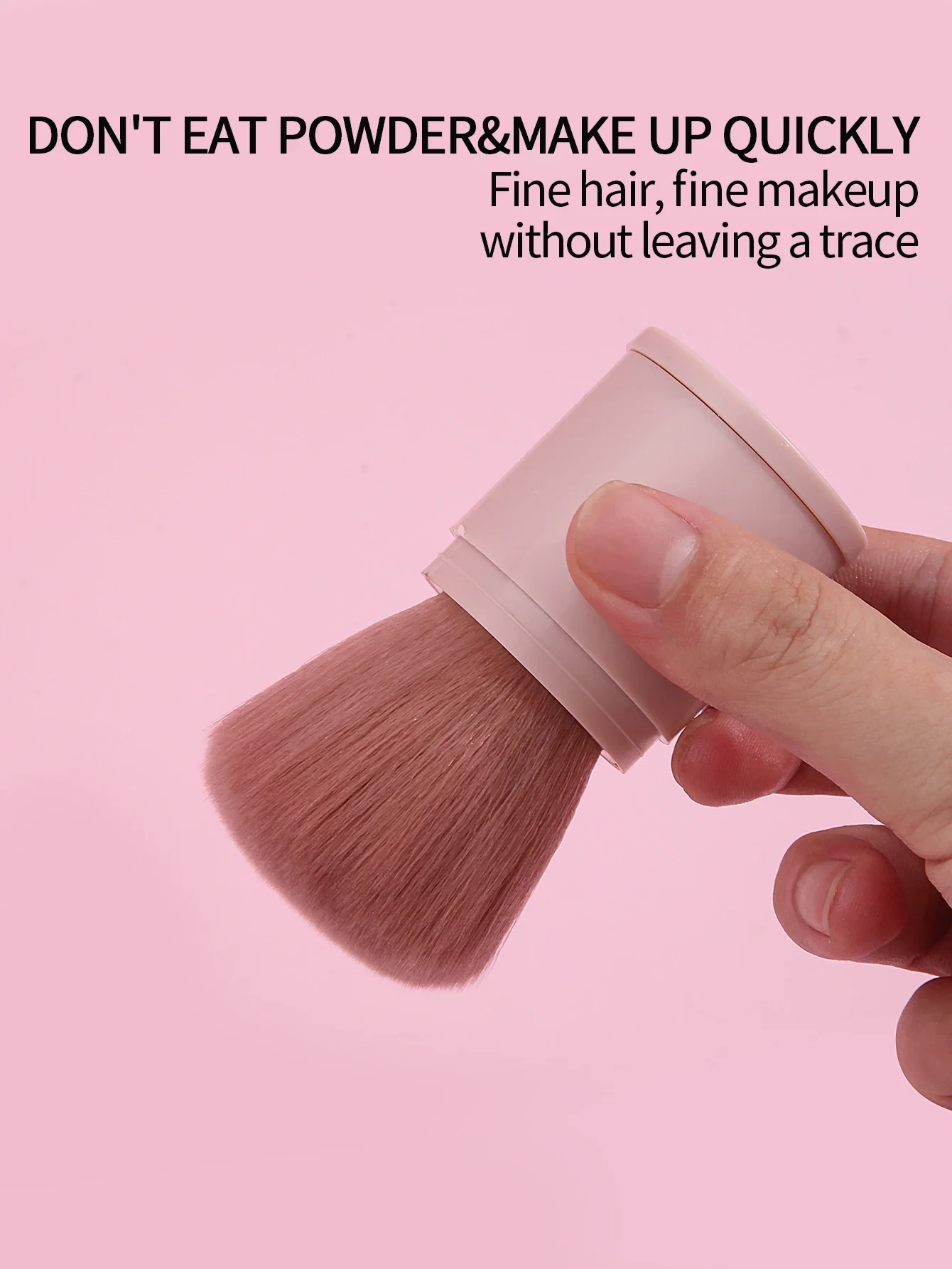 1pc pincéis de maquiagem retráteis macio pó fundação mistura blush rosto kabuki cosméticos escova compõem ferramentas