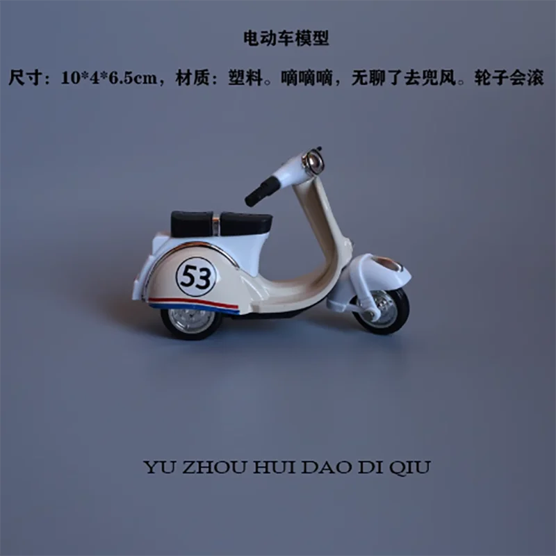 Diecast 10*4*6.5cm Size Motorcycle Plastic Simulation Car Model Classics Adult Souvenir Gift Static Display