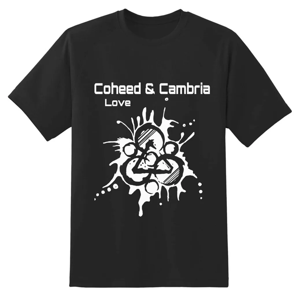 

Черная футболка Coheed and Cambria Band LOVE унисекс Все размеры S-5XL 2F501