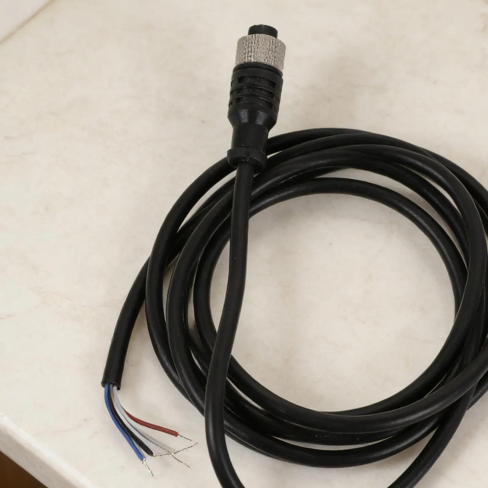 2M 4 Pin Straight Waterproof Sensor Connector Aviation Cable for Industrial Automation Transmission Plug Play Anti