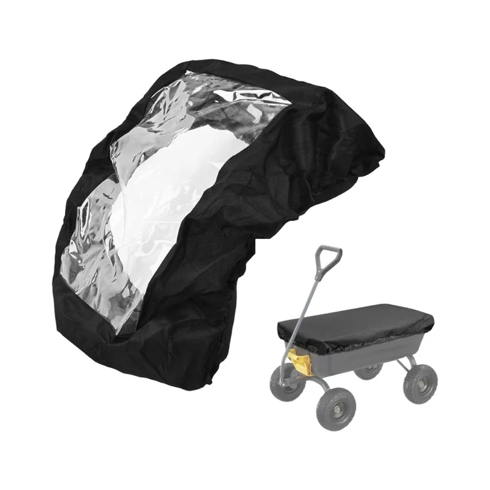 Waterproof Fertilizer Spreader Cover 400D Oxford Garden Cart Salt  Broadcast Lawn Equipment Protection For Landscaping Tool