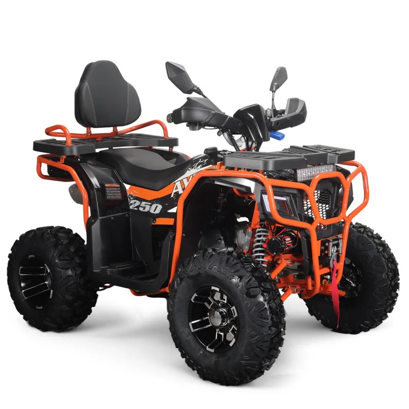 200cc New Off-Road ATV Fuel Motorcycle All-Terrain Mountain Adult Chain Drive 4-Stroke Differential  Equipped