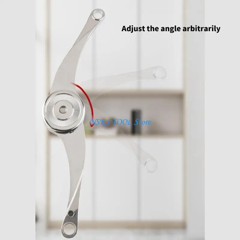 L8RC 2Pcs Heavy Duty Hinge Lid Support Hinge Soft Close Chest Hinge Cabinet Lid Stay Folding Hinges Easy to Install