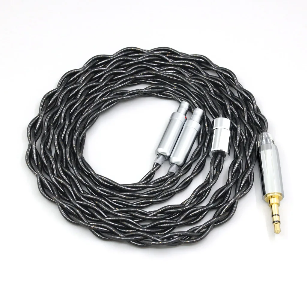 Nylon 99% Pure Silver Palladium Graphene Gold Shield Cable For Sennheiser HD800 HD800s HD820s HD820 Dharma D1000 LN008331